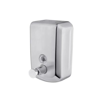 China Foam Manual Soap Dispenser 500ml China Manufacturer Wall Mounted Stainless Steel Liquid Hand Wash Soap Dispenser for sale