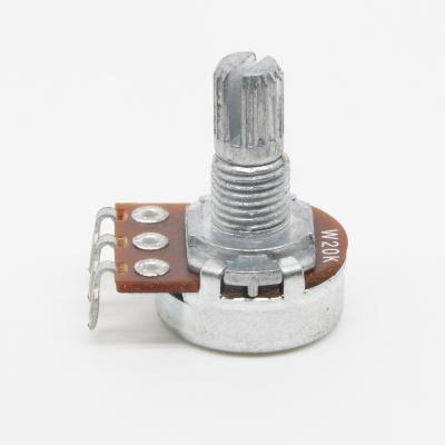 China 16mm Rotary Potentiometer with Switch Carbon Film Potentiometer for Small Household Appliances Light, Sound and Speed Regulation R1610N-XB1 for sale