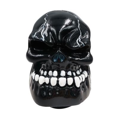 China For Universal Manual Handle Skull Lever Shift Knob Clutch Stick Gear Car Model for sale
