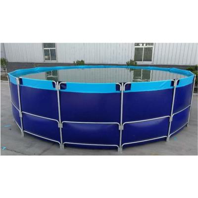 China Customized Canvas Fish Pond For Sustainable Aquaculture And Protect Water Environment for sale