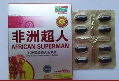 Chine Pilules masculines d'amélioration de représentation d'Africain de GMP de pilules sûres de Superman à vendre