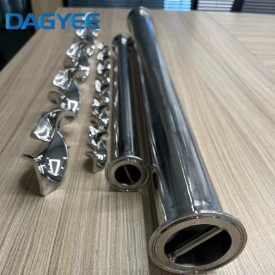 China Statischer Mischer Helical Mixing Inline Static Mixer für die Abwasserbehandlung zu verkaufen