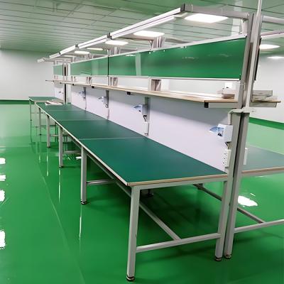 China Whiteboard ESD Anti Static Work Bench Integrated Marking Surface Station for sale