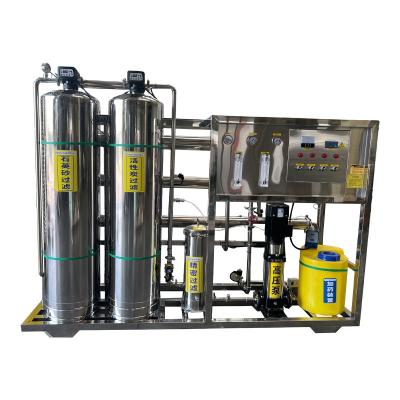China 1500 liter per uur zuiveringssysteem RO Filtratie-behandelingsplant Waterzuiveringsmachine Te koop