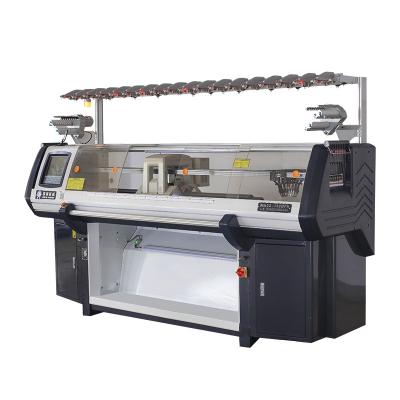 China Automatic 72 Inch 10G Three Flat High Speed Hat And Scarf Automatic Flat Knitting Machine for sale