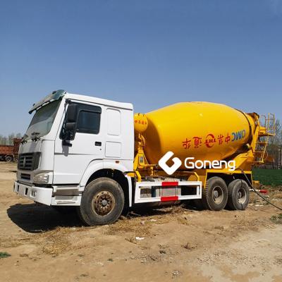 China Construction works 10 cubic meter truck mixer cement used concrete mixer truck sinotruk howo 9 m3 11 CBM 6x4 for sale