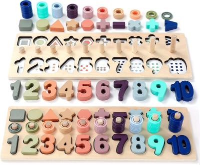 中国 Montessori幼児の活動のための木数困惑を学ぶ就学前の数学 販売のため