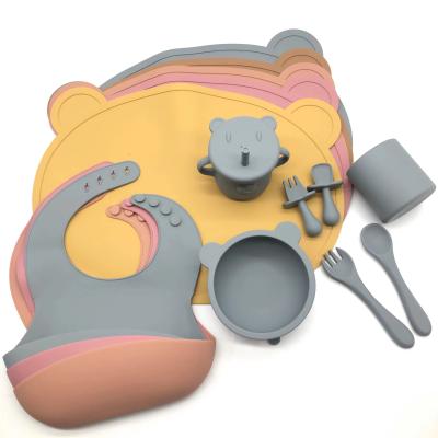 Китай силикона Tableware продуктов BPA силикона младенца 9Pcs набор свободного питаясь продается