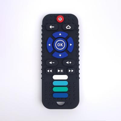中国 Squishyシリコーンの咀嚼のおもちゃの食品等級TVリモート・コントロールTeethers 販売のため