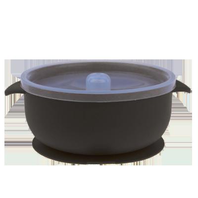 China Multi farbige Silikon-Schüssel-Mikrowelle sicheres 400ml BPA freie Kindermit Sauger zu verkaufen