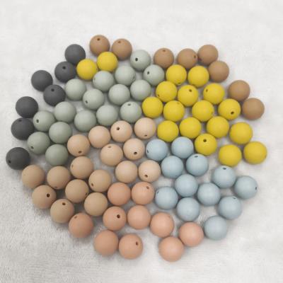 Китай Шарики Teether силикона жевания 15mm младенца УПРАВЛЕНИЯ ПО САНИТАРНОМУ НАДЗОРУ ЗА КАЧЕСТВОМ ПИЩЕВЫХ ПРОДУКТОВ И МЕДИКАМЕНТОВ для ожерелиь продается