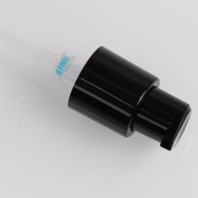 China Spill No 18/410 20/410 22 /410 24/410 Plastic Outer Spring Black Treatment Pump Cream Pump 20mm for sale