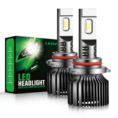 China Super Bright Led High Low Beam 12V 10000Lm H1 H4 H7 H11 9005 Canbus 9006 9012 Hb3 Hb4 6500K Small H7 Led Headlight Bulbs for sale
