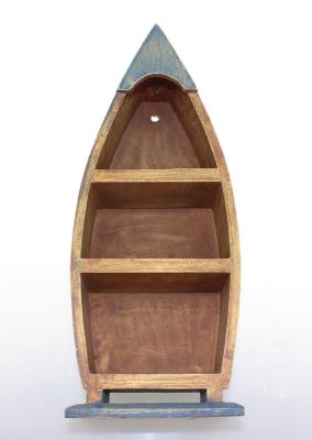 China Wooden boat desktop decoration children gift kid room decoration made of MDF handicraft for sale