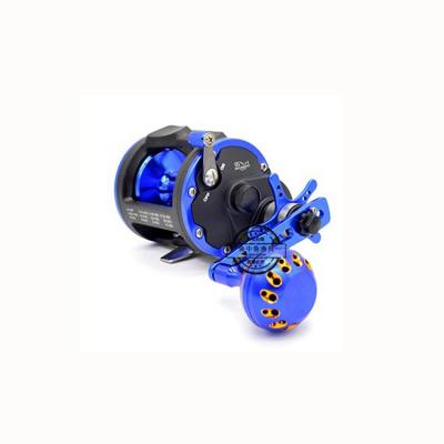 China CASTFUN New Fishing Cunter Stainless Reel Stainless Reel Handle Bait Casting Stainless Straight Trolling Reel for sale