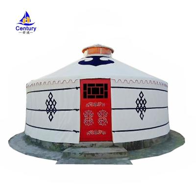 China Water Proof Outdoor Mongolian Yurt Glamping Tents for sale