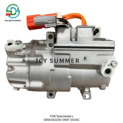 China 6007380-00-D Electric Scroll Compressor ES35C For 2014 Tesla Model S Compressor for sale