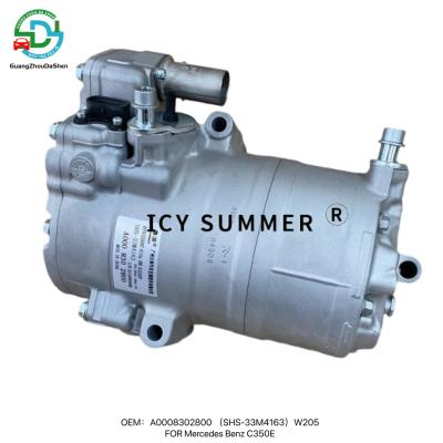 China A0008302800 Electric Vehicle AC Compressor Mercedes C E GLC GLE S-Class Oil Electric Hybrid Compressor for sale