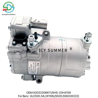 China A0032306611 SHS-33H4159 For Benz GLE500 ML W166 S500 S560 W222 Hybrid Compressor for sale