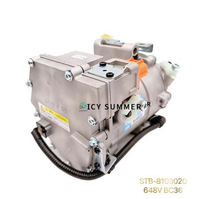 China STB-8103020 EV Car AC Compressor Electric Car Air Compressor For BYD Tang 648V BC36 for sale
