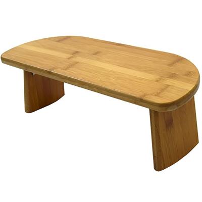 China Eco - Friendly Bamboo Meditation Bench Stool With Folding Legs for sale