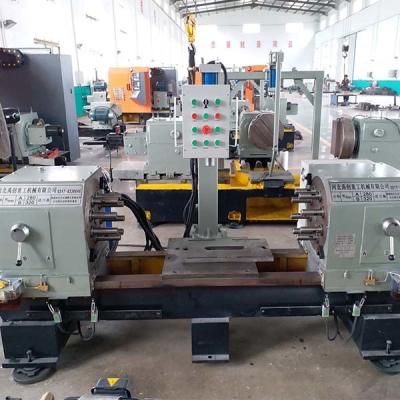 China 380V/50Hz PLC Double Side Drilling Machine Valve Flange Tee Multi Hole Drill Machine for sale