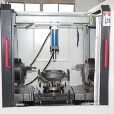 中国 二面型鋳鉄バルブCNCターニングとフレーシング退屈なターンマシン 販売のため