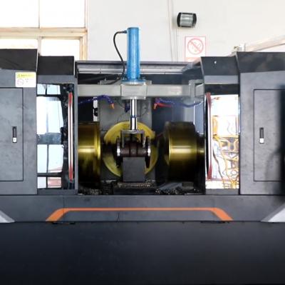 China Máquina de perforación y fresado CNC de tres lados de alta precisión para válvulas de acero fundido en venta