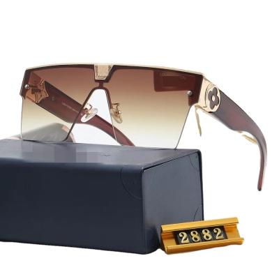 China 2022 2022 Pilot Women's Sunglasses Designer Luxury Fashionable Rimless Sunglasses 2022 Sun Glasses for sale
