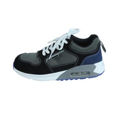 China Factory Sports Construction Workers Cement With Comfortable EVA Insole And Mesh Upper Safety Shoes for sale