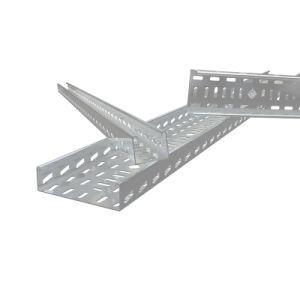 China Customized Size Aluminum Alloy Perforated Cable Tray for Heavy-Duty Cable Protection for sale