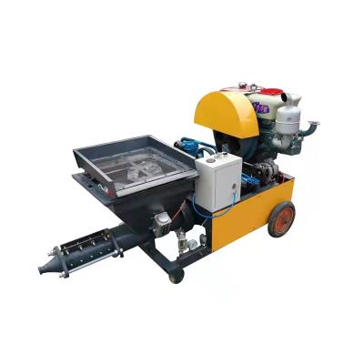 China Granule Rubber Pavement Spray Machine Cement Mortar Plaster Waterproof Coating Concrete Spray Grouting Machine for sale