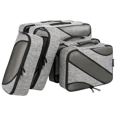 China The Travel Factory Portable 6 Logo Set Direct Custom Packing Cube 3 Sizes Travel Luggage Packing Organizers for sale