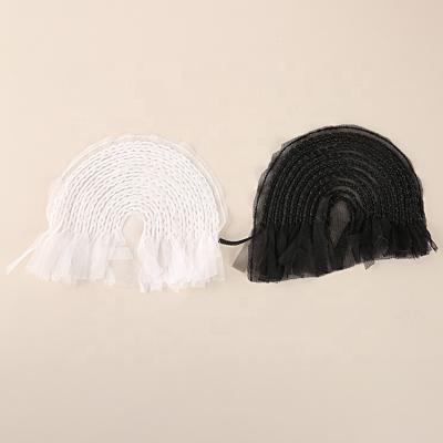 China hot sale black and white colorful dreamcatcher pattern high quality hollow thread 3D hand embroidery fish embroidery patches for sale