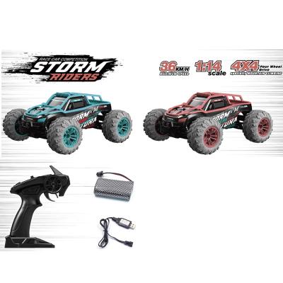 China 4x4 Manufacturer 2.4G PET Construction Vehicle 1:14 RC Car Kids Hobby Friendly Material Powerful High Speed Toy for sale
