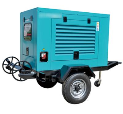 China Construction works Silenced Industrial Mobile Power Plant Trailed Type for sale