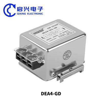 Cina DEA4-GD Rail Series EMI Filter 3A-20A Filtro di potenza ad alte prestazioni monofase in vendita