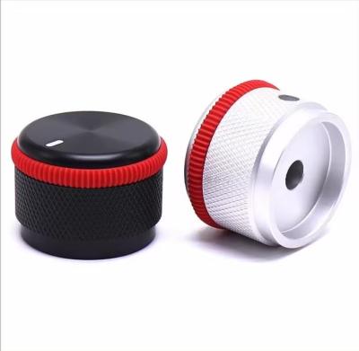 China Blauw 32x22 6mm Aluminium Solid Versterker Stereo Volume Potentiometer Te koop