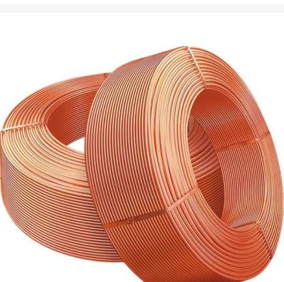 China NXF ASTM B280/EN12735/JISH3300 C11000 C12200 Diameter 3.6-28.58mm Thickness 0.28-1.20mm Length 50m Copper Plain Tube for sale