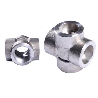 China NXF UNS S31008 ASTM A403 310S/0Cr25Ni20/1.4845 DN15-1200 Clase3000-9000 310S Cruce de soldadura con enchufe de acero inoxidable en venta