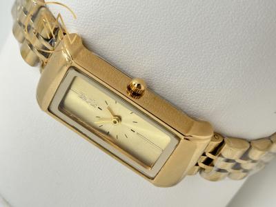 China Sophisticated Lady Quartz Watch in Golden Dial and Gold And Silver Band for sale