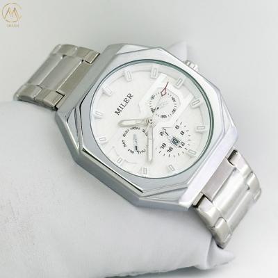 China Wholesale Watch Men′s Scale Three Eyes Six Hands Waterproof Quartz Watch for sale
