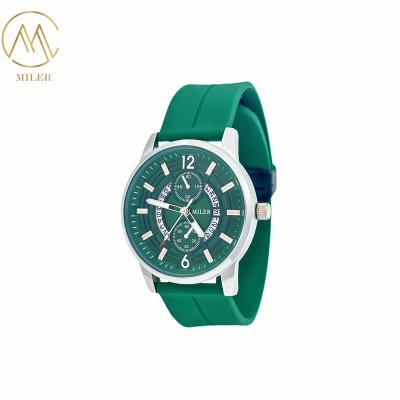 China Silicon Band Material Classic Mens Wrist Watches Sport Watch for Active Men for sale