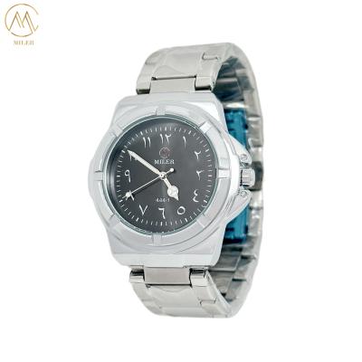 중국 Silver Bezel Color Modern Stylish Quartz Wrist Watch with Sleek Design and Quartz Movement 판매용