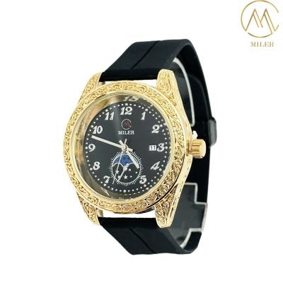 China Classic Men Women Wrist Watches powered by Quartz Movement with Silicone Strap for sale
