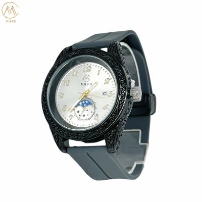 China Miler Silicone Wrist Watch with Customized Color and Logo for sale