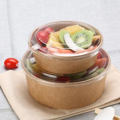 China High Quality Disposable Food Grade Salad Bowl 24oz To Go Bamboo Salad Bowl for sale