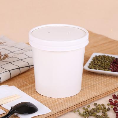 China Large Price Disposable Bowls For Container Box Bowl Soup Cups With Paper Lids for sale
