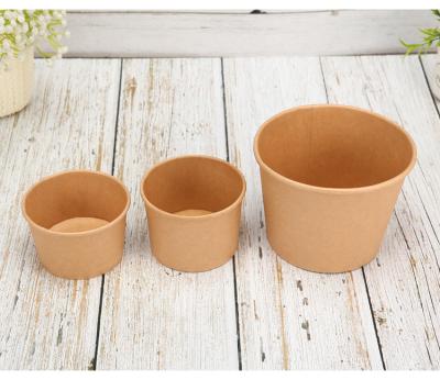 China Disposable New Design Container Cup Soup Biodegradable Paper Bowl for sale