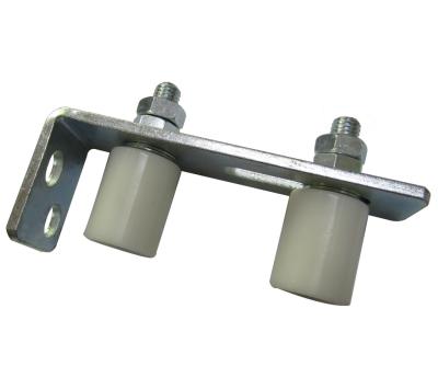 China Industrial Automatic Nylon Door Hardware Top Guide Roller Bracket for sale